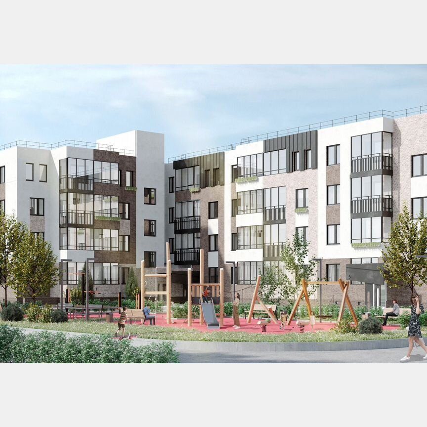 1-к. квартира, 35,8 м², 2/4 эт.