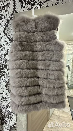 Шуба трансформер из песца 42-44