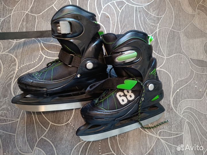 Коньки-трансформеры 34-37 бу