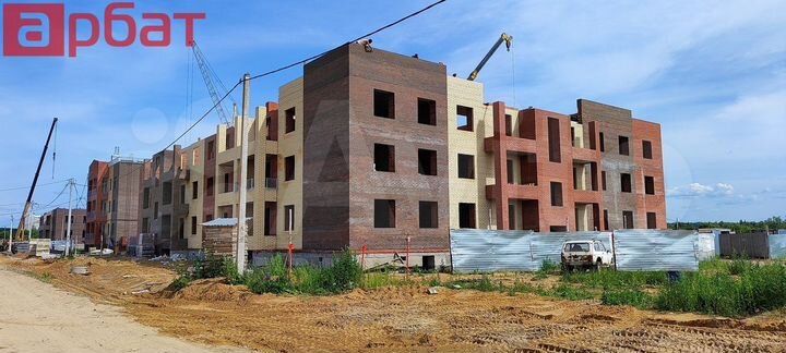 2-к. квартира, 58 м², 3/3 эт.