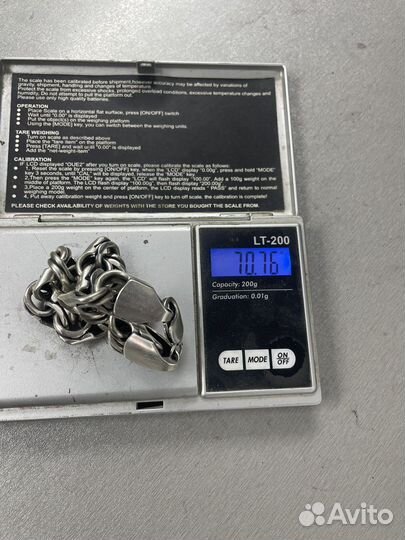 Серебряный браслет мужской 925 проба