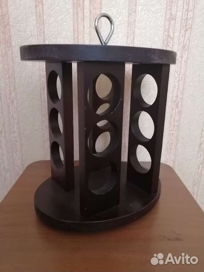 Стойка для специй натуральное дерево