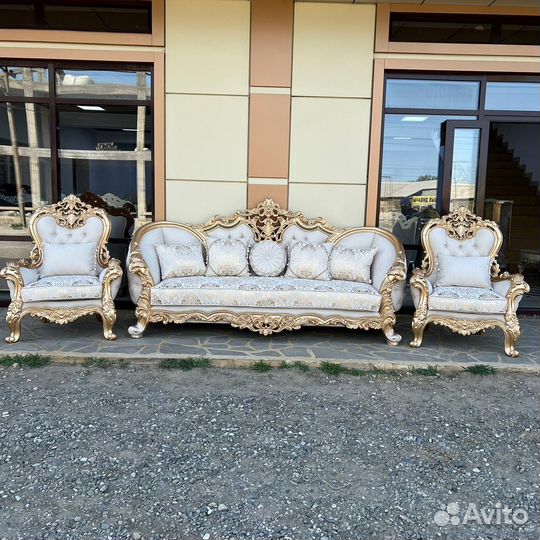 Диван и 2 кресла