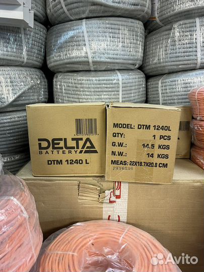 Аккумулятор Delta DTM1240 L