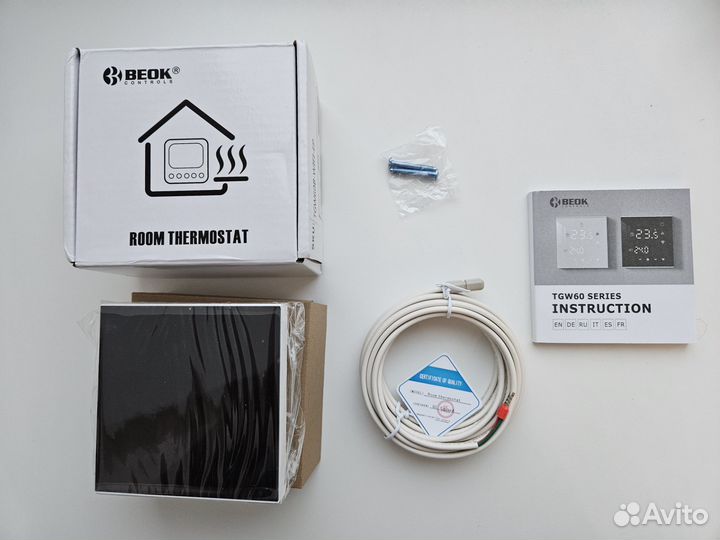 Умный термостат Beok Tuya TGW60B-wifi-EP