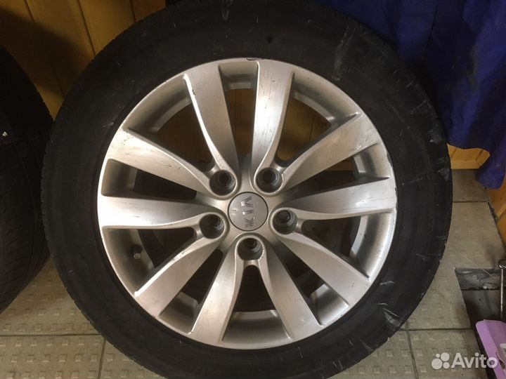 Диски литые вместе с резиной 205х55х16