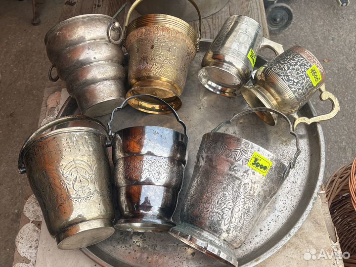 Ведерки для льда/кружки латунь литые