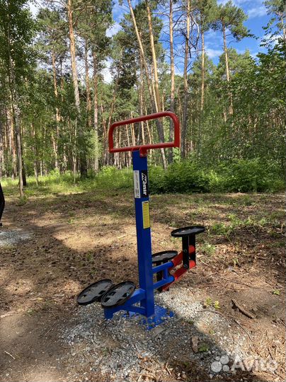 Уличный тренажер степпер, твистер AVU060