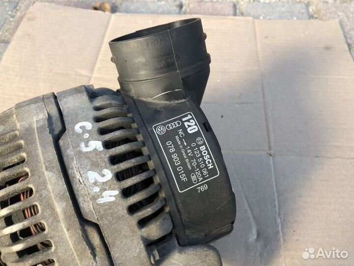 Генератор на Audi A6 C5 2.4