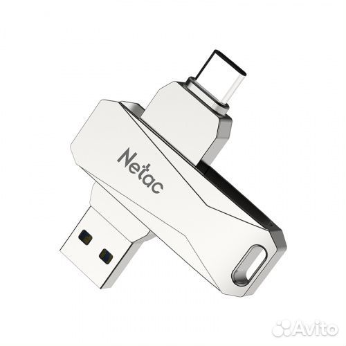Flash Usb 3.0 Netac U782C Dual на 256GB (OTG)