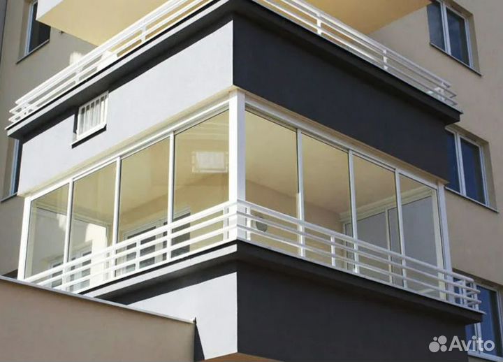 Остекление раздвижное по договору