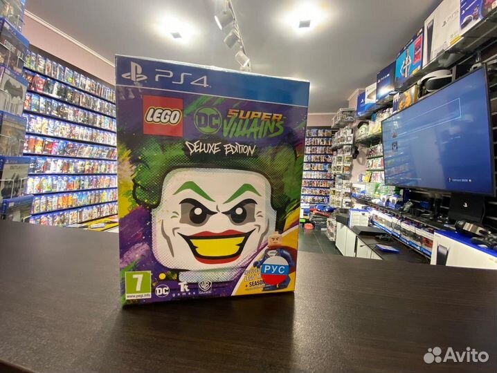 Lego. DC Super-Villains. Deluxe Edition (PS4) (нов