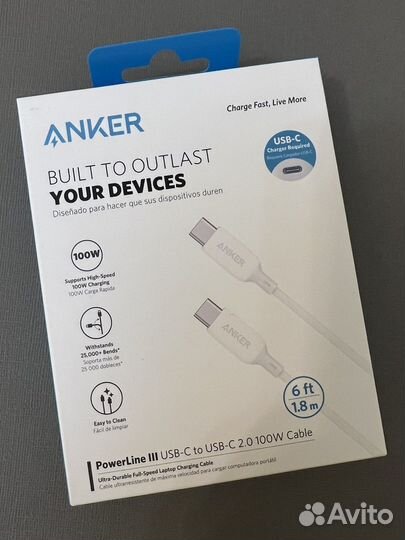 Anker Кабель для мобильных устройств USB Type-C/US