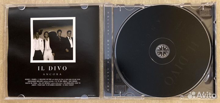 Cd Il Divo - Ancora. 11 треков. Sony BMG