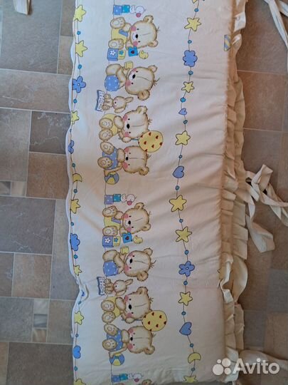 Бортики в кроватку новые