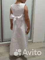 Платья для девочек, два одинаковых 122(6-7лет)