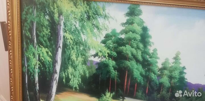 Картина 73/52 лес у речки