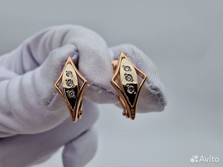 Золотые Серьги 585 пробы. Рассрочка