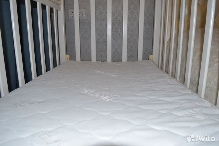 Кровать детксая Каролина-Алита с ящиком, белая