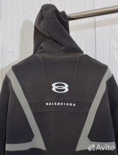 Зип худи Balenciaga Unity Icon 24FW Zip hoodie