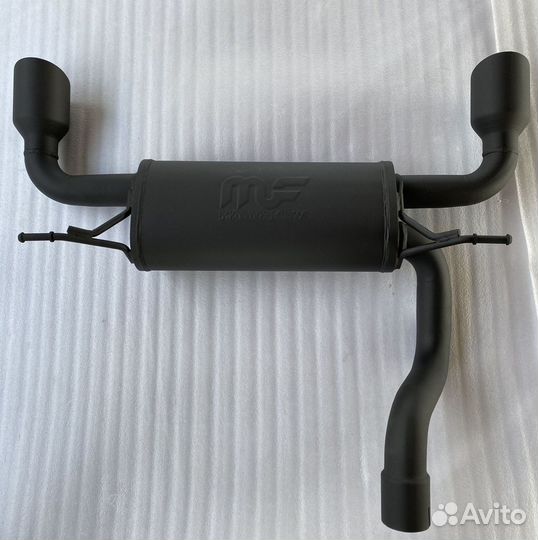 Двойной выхлоп Jeep Wrangler JL