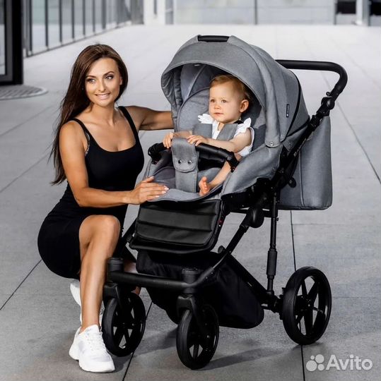 Коляска 2 в 1 adamex zico