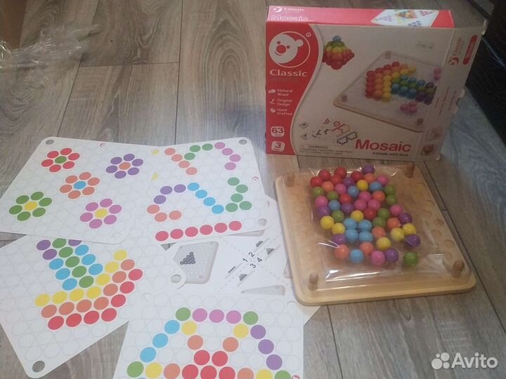 Мозаика развивающая деревянная