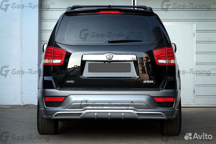 Накладка заднего бампера KIA Mohave Borrego 2016