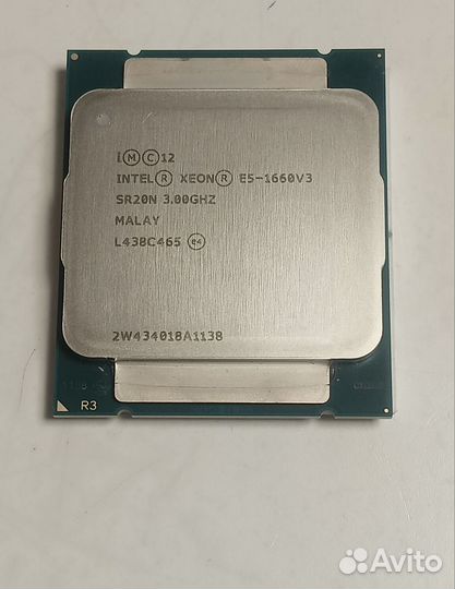 Процессор Xeon E5 1660v3, LGA 2011-3