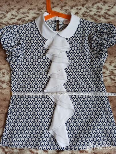 Школьная блузка 128