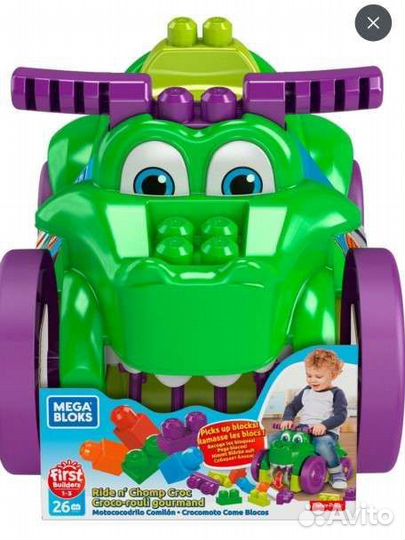 Конструктор Mega Bloks Машинка-крокодил