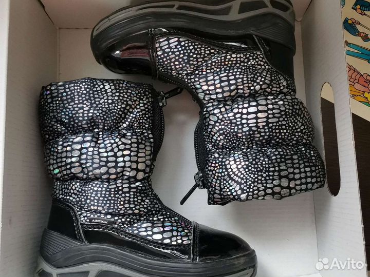 Полусапоги детские зимние 22-23 размер