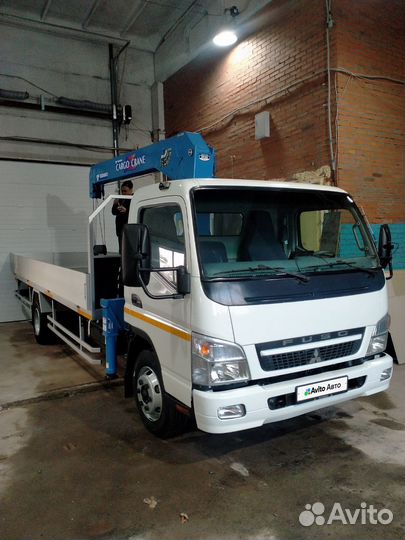 Бортовой грузовик Чайка-сервис на Mitsubishi Fuso Canter с КМУ Tadano, 2013