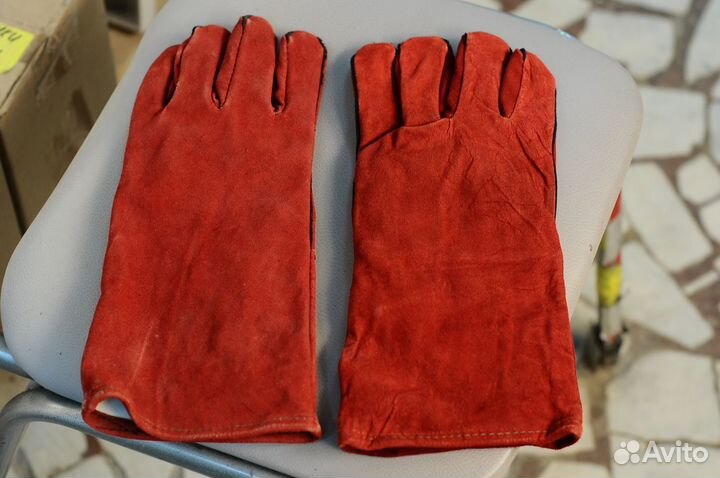 Краги сварщика из спилка с подкладкой