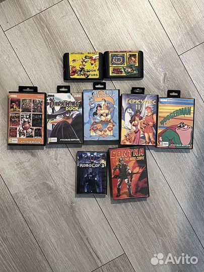 Картриджи для sega 16 bit