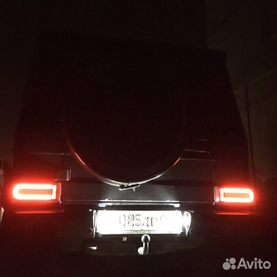 Подсветка LED гос номера Mercedes G-class