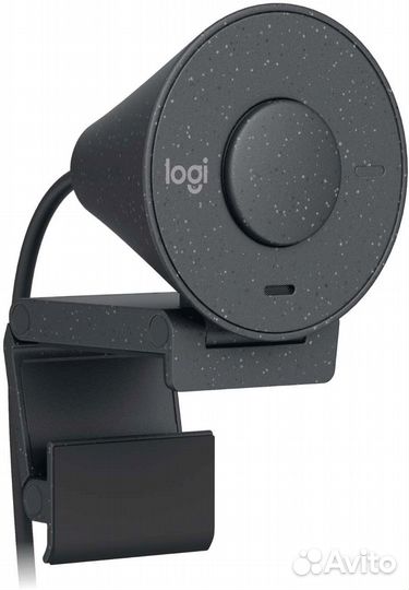 Камера Web Logitech HD Webcam Brio 300 черный 2Mpix (1920x1080) USB Type-C с микрофоном (960-001436)