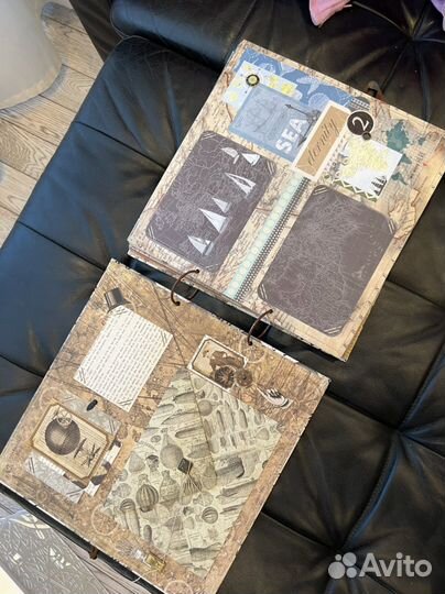 Мужской винтажный альбом ручной работы