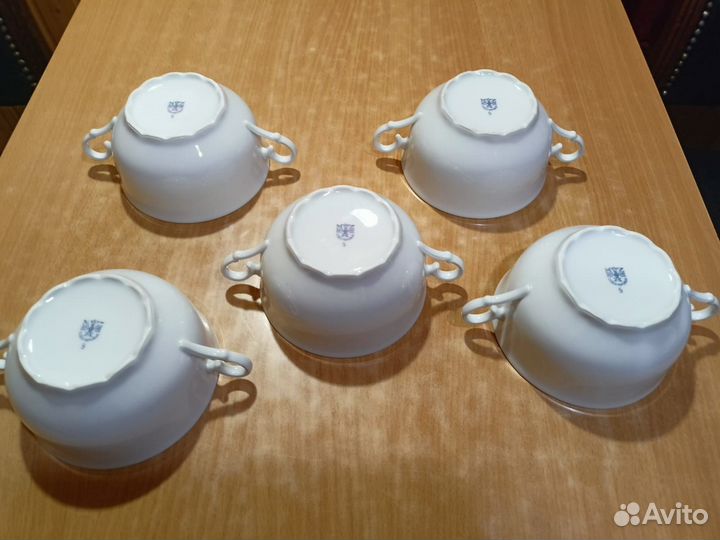 Чашка для бульона,супа 4шт Розетка czech republic