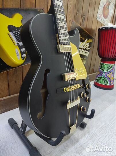 Полуакустическая электрогитара ibanez AG85-BKF