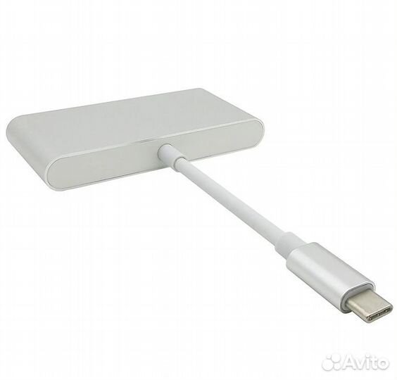 USB Tupe-C Hub 4-in-1 - USB-C концентратор на 2xUS