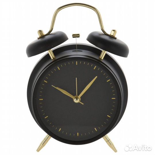 Будильник koopman 117х56х160мм черный металл