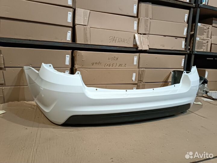 Бампер задний GrantaFL цвет белый белое облако