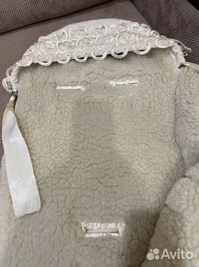 Конверт зимний на выписку