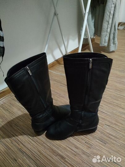 Зимние женские сапоги 38 натуральная кожа
