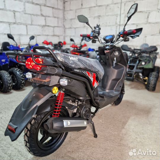 Скутер Yamaha BWS-2 150сс (49сс) Replica, Чёрный