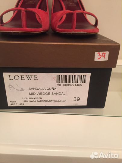 Босоножки Loewe