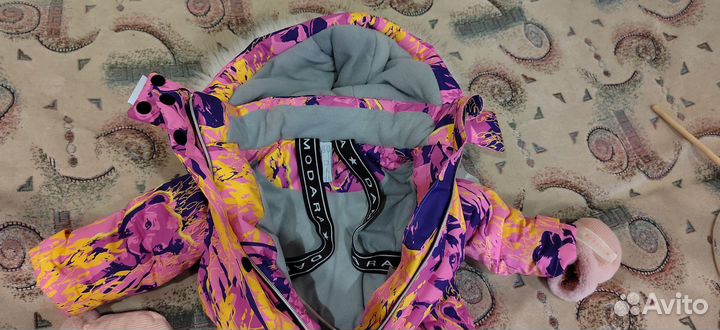 Зимний комбинезон для девочки 80