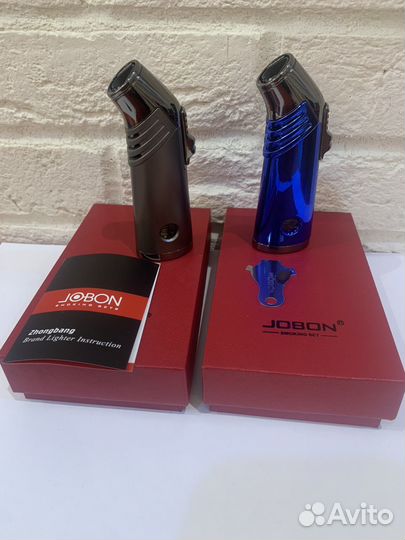 Газовая зажигалка горелка Jobon 3 сопла