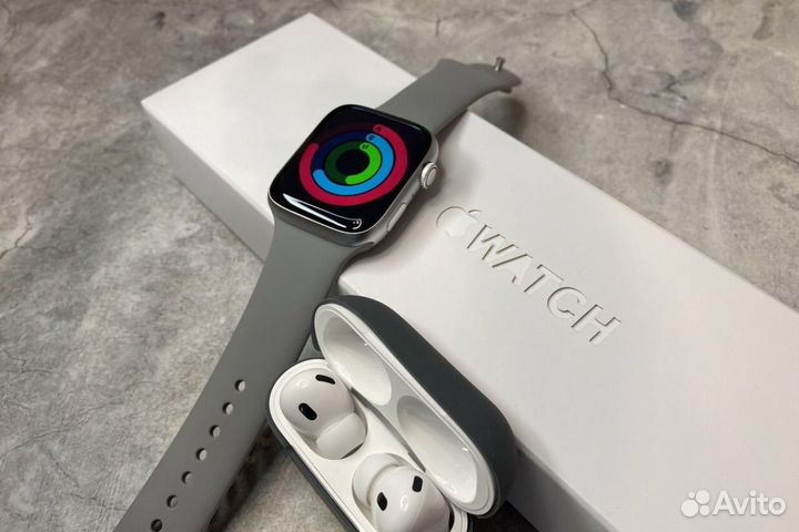 Набор Apple watch 8 + Airpods pro 2 premium